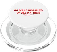 Verset biblique chrétien Go Make Disciples of All Nations PopSockets PopGrip pour MagSafe