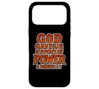 Verset biblique : Dieu Nous a donné Un Esprit de Puissance Coque pour iPhone 17 Pro Max