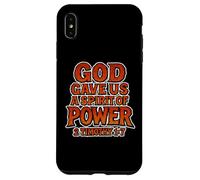 Verset biblique : Dieu Nous a donné Un Esprit de Puissance Coque pour iPhone XS Max