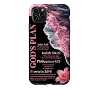 Verset biblique du Plan de Dieu : Christian Ocean Beach Waves Summer Coque pour iPhone 11 Pro Max