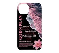 Verset biblique du Plan de Dieu : Christian Ocean Beach Waves Summer Coque pour iPhone 13