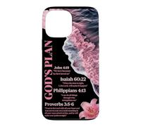 Verset biblique du Plan de Dieu : Christian Ocean Beach Waves Summer Coque pour iPhone 13 Pro Max