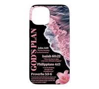 Verset biblique du Plan de Dieu : Christian Ocean Beach Waves Summer Coque pour iPhone 15