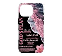 Verset biblique du Plan de Dieu : Christian Ocean Beach Waves Summer Coque pour iPhone 16 Pro