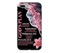 Verset biblique du Plan de Dieu : Christian Ocean Beach Waves Summer Coque pour iPhone 7 Plus/8 Plus
