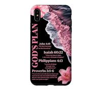 Verset biblique du Plan de Dieu : Christian Ocean Beach Waves Summer Coque pour iPhone XS Max