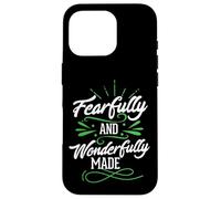 Verset biblique Fearfully and Wonderfully Made Psaume 139:14 Coque pour iPhone 16 Pro