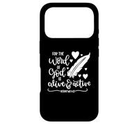 Verset biblique for The Word of God is Alive and Active Coque pour iPhone 17 Pro