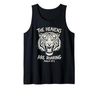 Verset biblique The Heavens are Roaring Tiger Débardeur