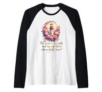 Verset de Femme chrétienne Le Seigneur est ma lumière et Mon Salut Manche Raglan