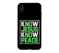 Verset de la Bible Chrétien Jésus Connaître Jésus Savoir La Coque pour iPhone XS Max