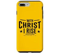 Verset de la Bible chrétienne avec Christ ressuscité Philippiens 4:13 Coque pour iPhone 7 Plus/8 Plus