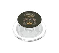 Verset de la Bible chrétienne Citation Esther Couronne Florale Foi PopSockets PopGrip pour MagSafe