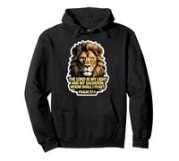 Verset de la Bible chrétienne Le Seigneur est ma lumière et Mon Salut Sweat à Capuche