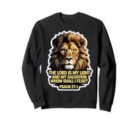 Verset de la Bible chrétienne Le Seigneur est ma lumière et Mon Salut Sweatshirt