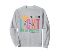 Verset de la Bible chrétienne Le Seigneur est ma lumière Sweatshirt