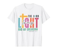 Verset de la Bible chrétienne Le Seigneur est ma lumière T-Shirt