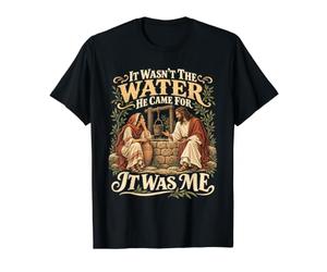 Verset de la Bible chrétienne Samaritaine Jésus Foi T-Shirt Graphique avec Valeur