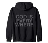 Verset de la Bible « God is Everywhere » (sur Le Dos) Sweat à Capuche
