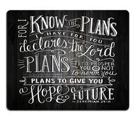 Versets Bibliques Anciens, Citations des Psaumes, Proverbes sur Deadwood. Tapis De Souris Portable Tapis Souris Bords Cousus Mouse Pad pour Jeux Ordinateur D'Études 25X30Cm