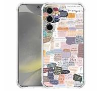 Versets de la Bible pour Samsung Galaxy S24, collage de citations de Jésus chrétien, coque de protection tendance en TPU souple compatible avec Galaxy S24