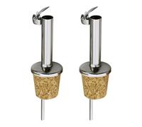 Verseur À Vin 2 Pièces, Verseur À Vin En Liège, Distributeur De Vin, Distributeur D'Huile D'Olive, Verseur De Bouteille D'Huile, Distributeur De Vin Rouge