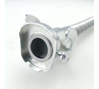 Verseur d'huile en métal avec buse flexible, joint étanche et filtre pour jerrican de 5 L/10 L/20 L, longueur 30 cm, diamètre du bec 2 cm, crochets inclus