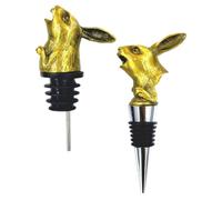 Verseur et Bouchon à Vin Lapin en Acier Inoxydable pour Bouteille | Réutilisable, Décoratif et Facile à Utiliser, Convient L'huile D'olive, Accessoire de Table