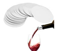 Verseur Vin, 20PCS Anti Goutte Vin Disque, Stop Goutte Bouteille Vin, Réutilisables Pourer Disque, pour le Verseur Vin et Bouteille Huile Olive (7.5CM)