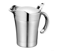 Verseuse à sauce à double isolation avec couvercle à charnière pour servir sans effort des sauces, 450 ml, 750 ml (750 ml)
