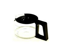 Krups Verseuse en verre pour machine à café Control Line KM442 SS-202557 avec couvercle noir