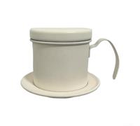 Verseuse Café Acier 304 Bec Fin - Pot pour Méthode Douce - Design Élégant Cuisine (white)