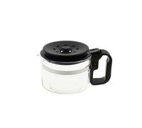 Verseuse couleur noire avec couvercle adaptable 9-12 T A02BLACK pour Cafetière - Expresso broyeur BRAUN, CHROMEX, DELONGHI, DILEM, ESSENTIEL B,