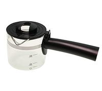 Verseuse en verre AT4066010500 compatible avec / pièce de rechange pour machine à expresso Ariete 1340 Caffè Mokita Porte-filtre