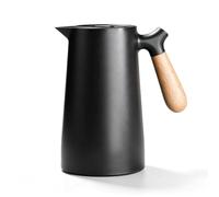 Verseuse Isotherme,Carafe à Café Thermique, bouteille isotherme,Distributeur De Café à Double Paroi Carafe Isolée Pour Cafés, Rétention de la Chaleur du Thé(Noir)