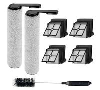 [Version 1, non amovible] Accessoires pour Tineco Floor One S7 Pro/Floor One S6, 2 rouleaux de brosse, 4 filtres, pièces de rechange pour aspirateur tout-en-un