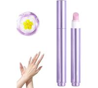 Version améliorée 2025 du stylo de soin des ongles trois en un, stylo de vernis à ongles avec pointe en céramique, hydratant, solide et brillant, adapté aux ongles barbelés, secs et abîmés