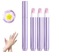 Version améliorée 2025 du stylo de soin des ongles trois en un, stylo de vernis à ongles avec pointe en céramique, hydratant, solide et brillant, adapté aux ongles barbelés, secs et abîmés