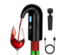 Version améliorée : Aérateur de vin électrique, décanteur de vin rouge, oxydation rapide et solide, vinificateur automatique intelligent, idéal pour une fête de famille.