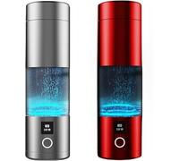 Version Améliorée De La Tasse D’Eau Riche en Hydrogène, Jusqu’à 10000 Ppb, Ioniseur D’Eau SPE/Pem, Machine Portable D’Inhalation De Tasse H2, Affichage LED, Red