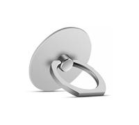 Version argentée - Support de bague pour smartphones iPhone 6s, compatible avec iPhone 7 Plus/X, avec poignée pour les doigts