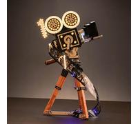 Version avec kit d'éclairage de contrôle de la lumière pour caméra Lego - Tribute to Walt (Pas de modèle), kit d'éclairage LED pour Lego 43230 Walt Tribute Camera