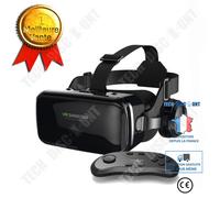 Version Casque De Téléphone Mobile Casque De Réalité Virtuelle 3d Miroir Panoramique Lunettes Vr -Noir