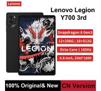Version CN Lenovo Y700 légion 3rd Snapdragon8 Gen3 Android 8.8 pouces 2560*1600165Hz 6550mAh Wifi TB321FU tablette de jeu 2025 12-256GB today ship