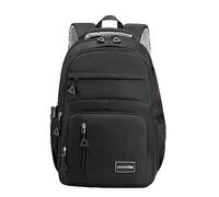 Version coréenne du sac d'école en tissu de nylon pour filles, grande capacité, sac à dos d'école primaire, mode féminine, campus, lycée, sac à dos pour hommes, Noir , Taille unique, Sac à dos