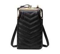 Version coréenne d'un petit sac à bandoulière sac à bandoulière mode nouveau type femme écran tactile sac à bandoulière en cuir, Noir , Taille unique