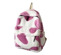 Version coréenne pour femmes en forme d'amour en hiver et sacs à dos pour enfants pour l'école, Rose, Taille unique pour tous, Sac à dos traditionnel