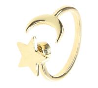 Version coréenne pour Star Bague rotative Net Rouge réglable Bague Vent Froid Amie