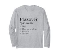 Version Courte de Chaque fête juive Let's Eat Passover Manche Longue