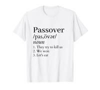 Version courte de chaque fête juive Let's Eat Passover T-Shirt